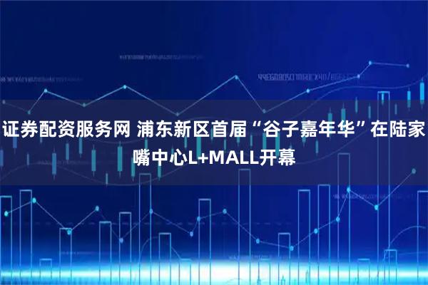 证券配资服务网 浦东新区首届“谷子嘉年华”在陆家嘴中心L+MALL开幕